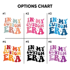 In My Custom Era Shirts, Custom Text Era Shirt, Retro Custom Tees image 2