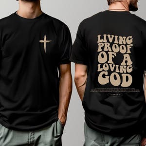 Aesthetic Christian Shirt For Men Christian Apparel Brown Jesus T-Shirt Christian Streetwear Clothing Bible Verse T Shirt Christian Men Gift