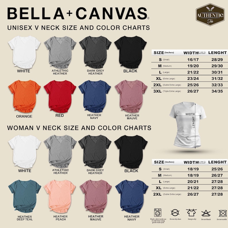 a women's t - shirt with different colors and sizes
