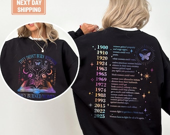 They Didn't Burn Witches They Burned Women Shirt, Feminism Shirt, Feminist Witch Shirt, Women Empowerment, Girl Power, Women's Rights Shirt