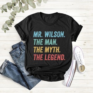 Personalized Teacher Shirt, End of Year Teacher Gift, Male Teacher Gift Idea, Teacher Appreciation Day, Teacher Mug Present Gift