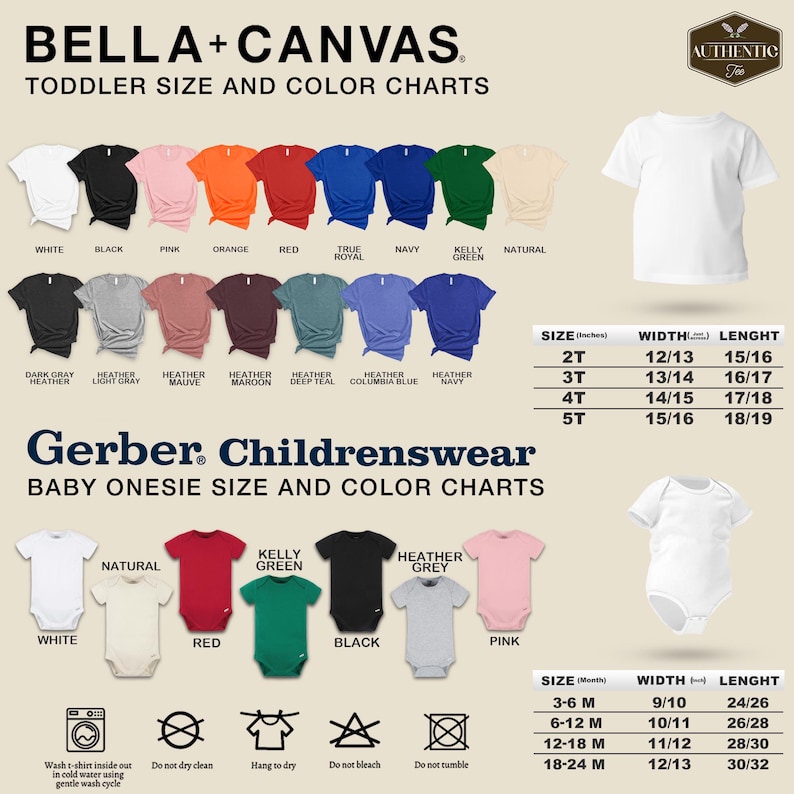 a baby onesuit with different colors and sizes