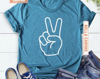 Peace Sign T-Shirt: Boho Festival Style