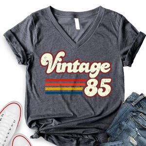 1985 Vintage Birthday Gift Tee, Retro Style, 40th Birthday for Women, Vintage 1985 T-Shirt, 40th Birthday, 40th Birthday Gift, Father Gift