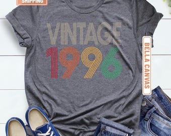 30th Birthday Shirt, Vintage 1996 Shirt, 30th Birthday Gift For Women, 30th Birthday Gift For Men, 30th Birthday Woman, 30th Birthday Friend