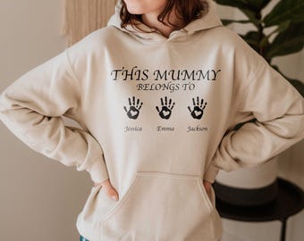This Mummy Belongs To Hoodie: Personalized Mama Gift