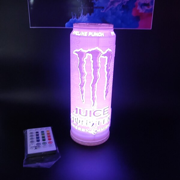 Lampendose Lithophanie Monster Energy „Juice Punch Edition“