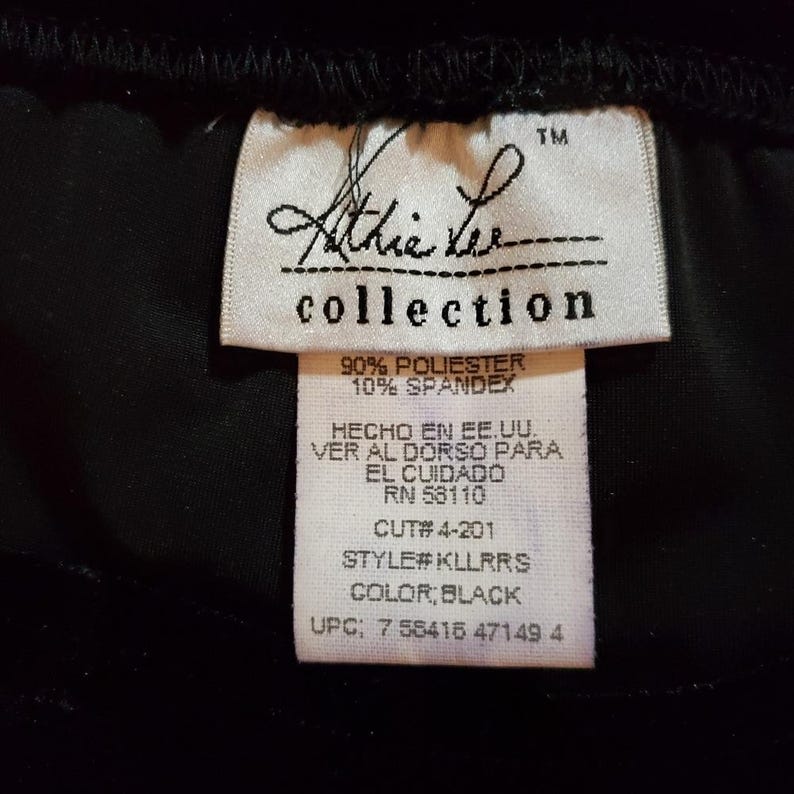 Adrianna Papell Vintage Silk 2000 Champagne Sequin Top & Velvet Pants Talla L Y2K imagen 12