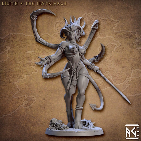 Lilith the Matriarch - Artisan Guild | D&D | Pathfinder | Miniatures | DnD | Tabletop RPG Mini | Role-Playing