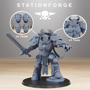 Socratis Archon | StationForge | Sci-fi | Wargame Proxy Miniatures | Tabletop RPG Mini