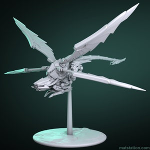 Storm Guard - Mecha Dragonfly | Sci-fi | Miniatures | Tabletop RPG Mini