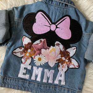 Veste en jean personnalisée enfant image 2