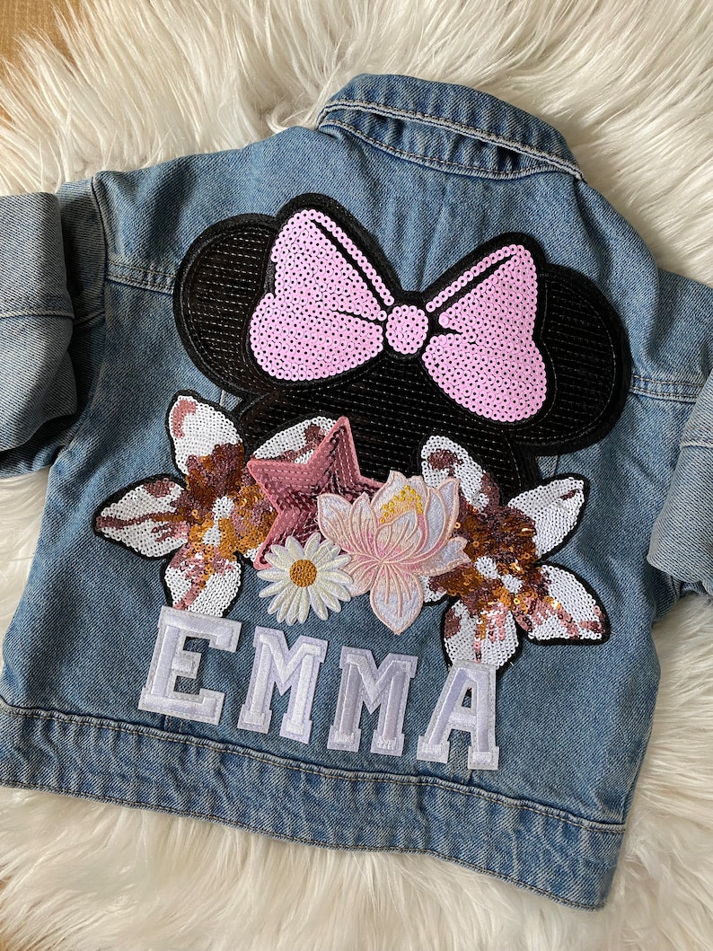 Veste en jean personnalisée enfant image 2