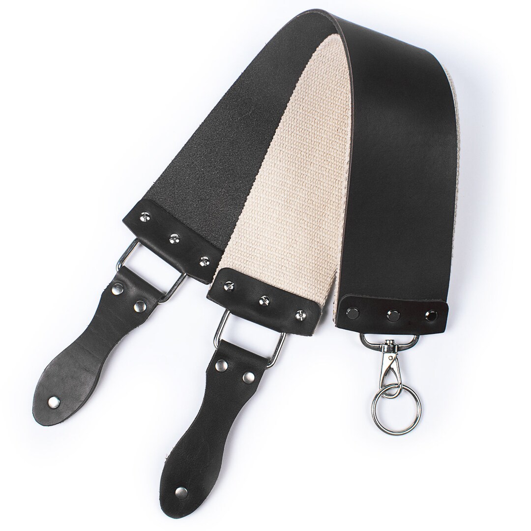 Leather Straight Razor Strop. Dual Strap That Will Be a Great Addition