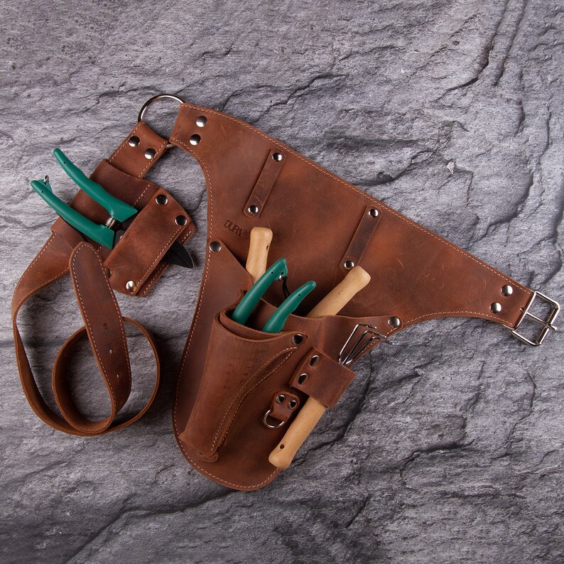 Leather Gift. Leather Garden Tool Belt. Personalized Florist Etsy
