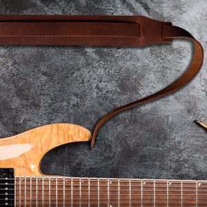 Guitar Strap, Leather guitar strap. Handmade guitar strap, Leather guitar strap, great Gift for musician, Father&#39;s Day Gift
