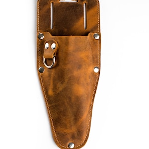 Leather Holster - Tool Pouch for Pruning Shears or Construction / Utility Tools Pruner Sheath