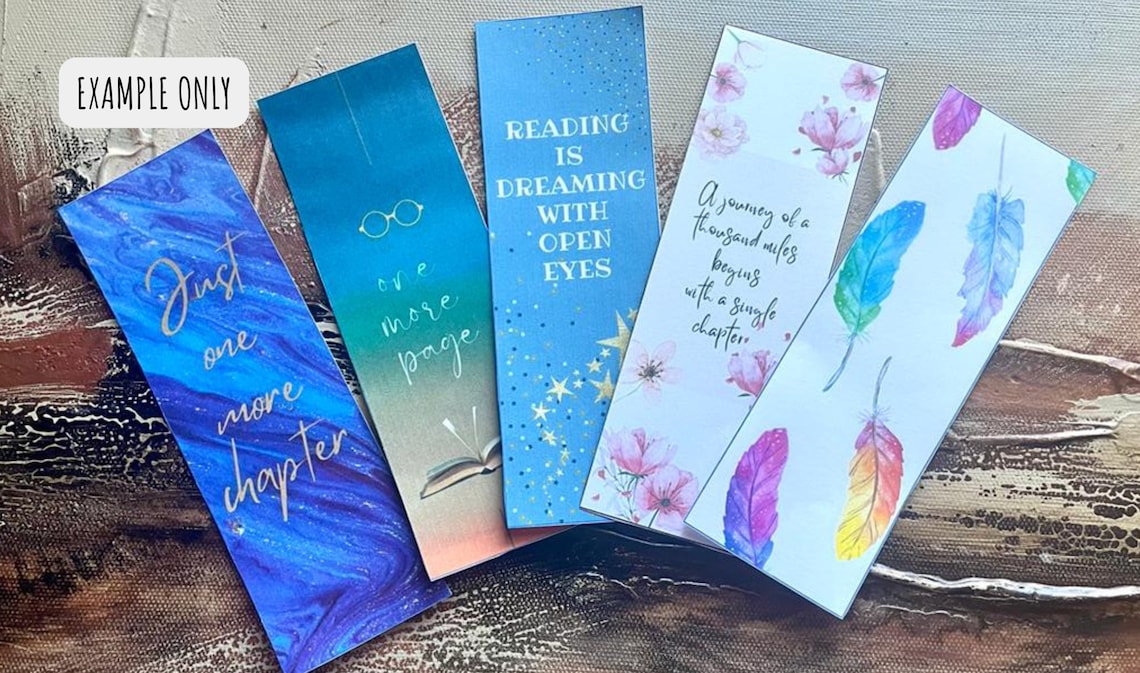 Fairy Tale Printable Bookmarks Set Bookmarks Digital Etsy