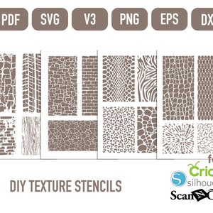 Grunge Texture 2 Airbrush Stencil Template 