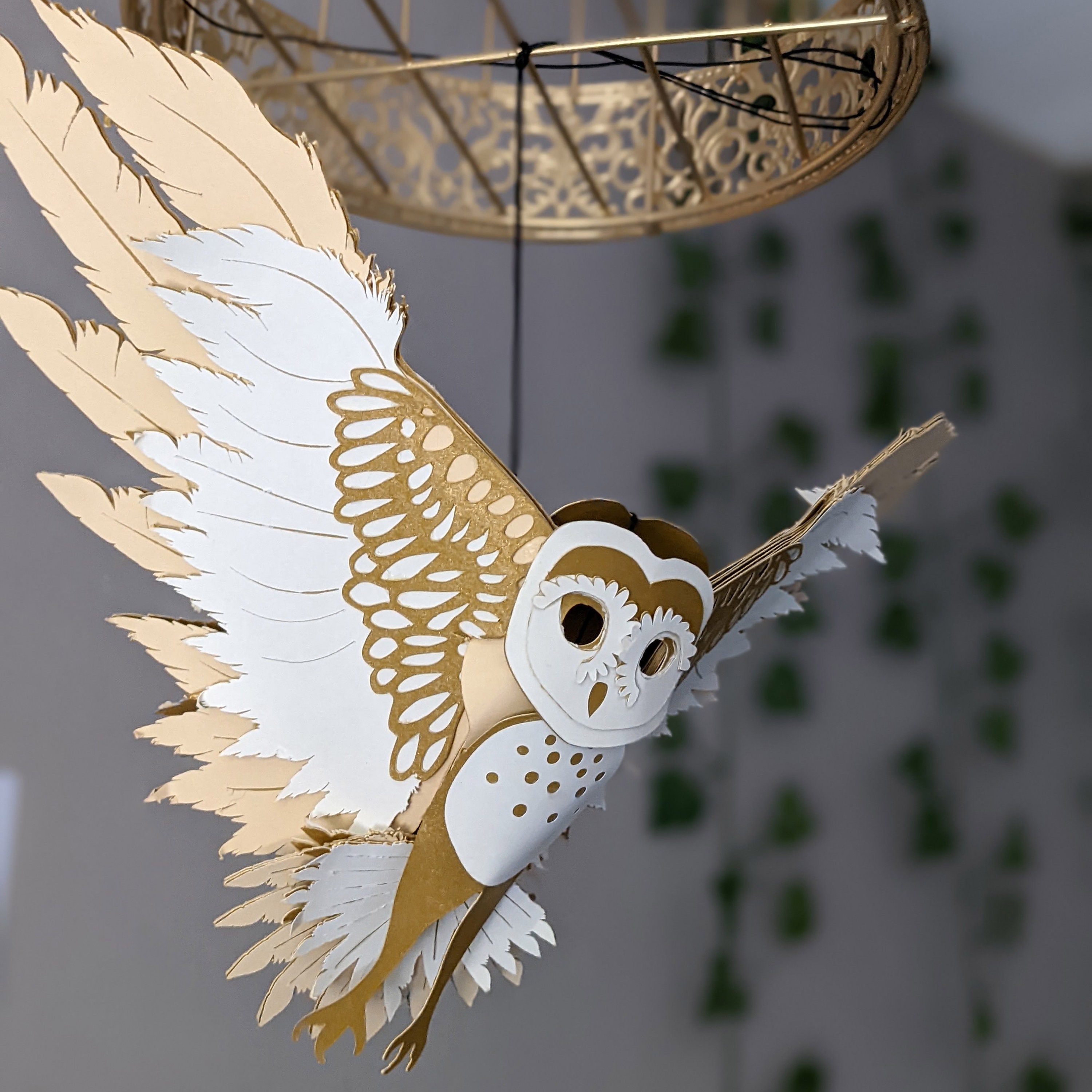DIY Owl Hedwig Mobile Pdf Png Svg Dxf Eps Silhouette V3 - Etsy
