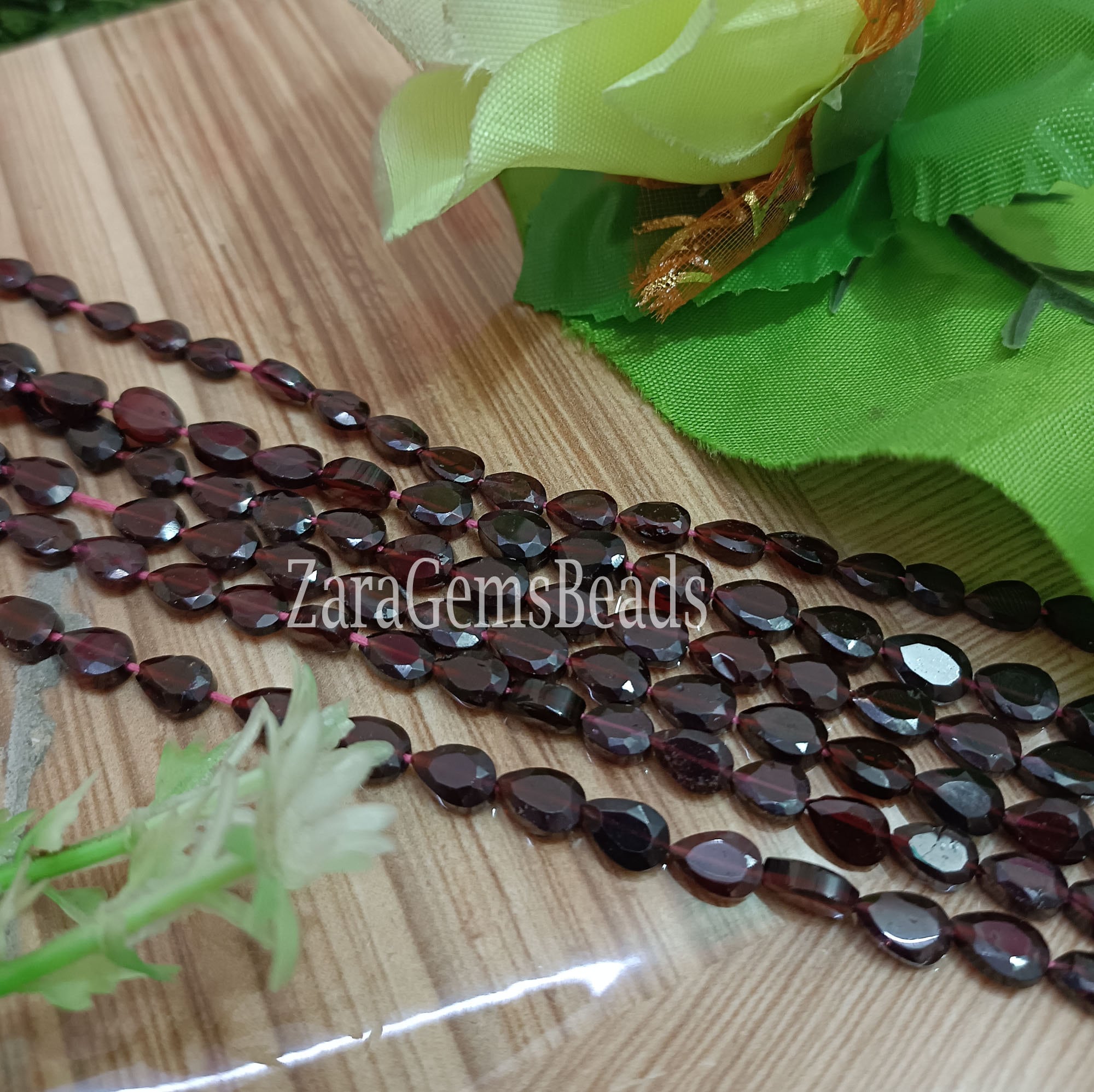 Red garnet beads sale