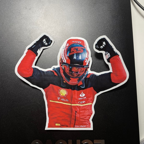 Carlos Sainz single sticker