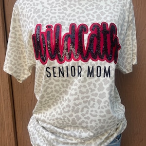 Custom animal print team shirt, Custom Blingy Tshirt, Custom sequin tshirt