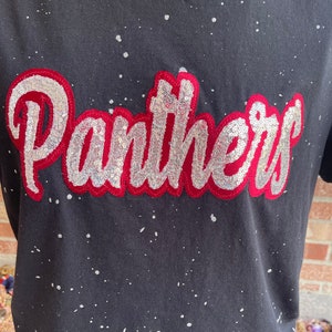 Custom school tshirt, custom mascot shirt, sparkle tee, custom dance mom shirt, custom baseball mom shirt