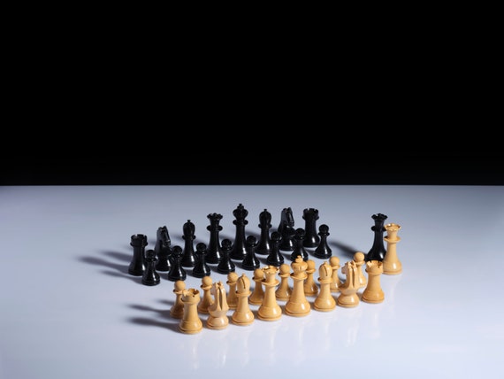 World Championship Chess Pieces Set 3.75 Official FIDE Approved