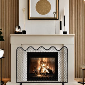 The WAVE FIREPLACE SCREEN