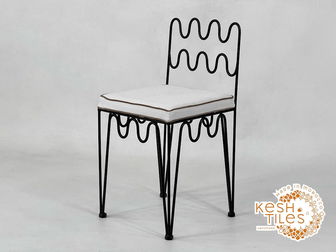 White wrought iron chairs sale