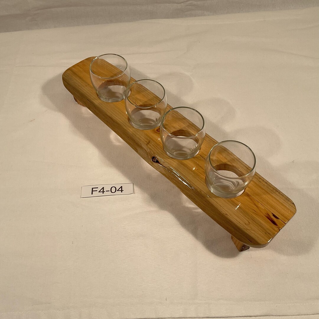 Beer Flight Glass Rests Beer Flight With Four 5 Oz Glasses - Etsy