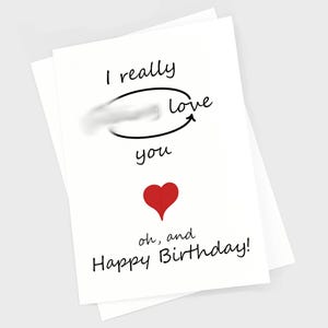 Rude Birthday Card, Funny Birthday Card, Offensive Dirty Inappropriate