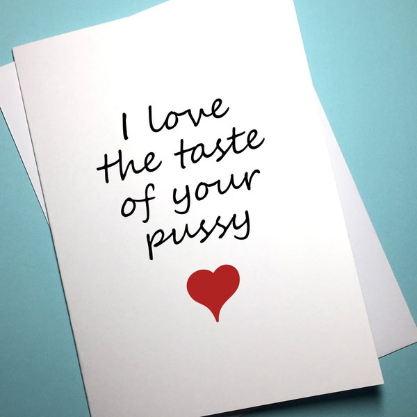 Rude Valentine's Card, Funny Valentine's Card, Dirty Valentine's Day Card, Naughty, Sexy