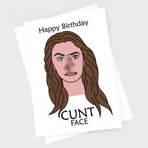 Rude Birthday Card, Funny Birthday Card, Offensive Dirty Inappropriate