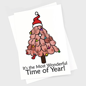 Rude Christmas Card, Funny Christmas Card, Offensive Dirty Inappropriate