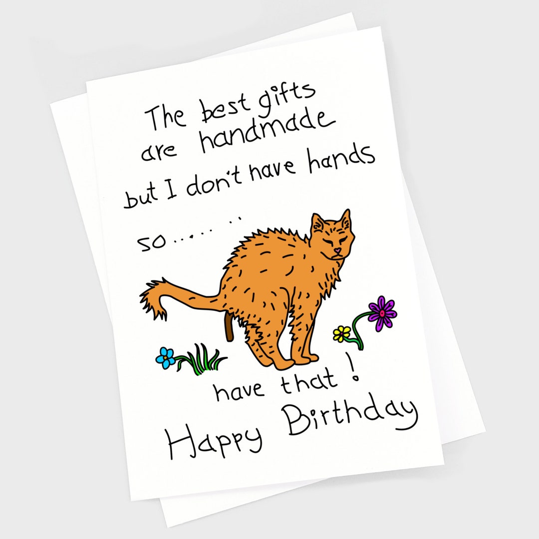 Rude Birthday Card, Funny Birthday Card, Offensive Dirty Inappropriate ...