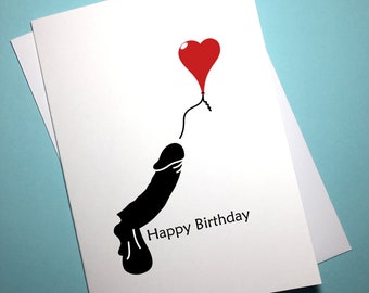 Rude Birthday Card, Funny Birthday Card, Offensive Dirty Inappropriate