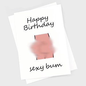 Rude Birthday Card, Funny Birthday Card, Offensive Dirty Inappropriate