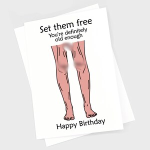 Rude Birthday Card, Funny Birthday Card, Offensive Dirty Inappropriate