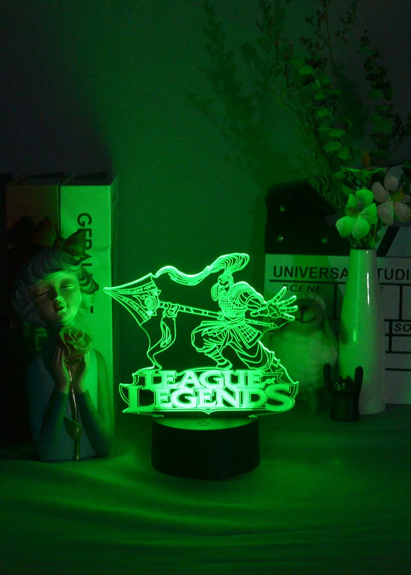League of Legends LOL Game 3D LED Night Neon Sign Lamp Man - Etsy