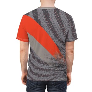 Shirt to Match Yeezy Boost 350 v2 Beluga Solar Red Sneaker Colorway Pattern Design V1 image 7