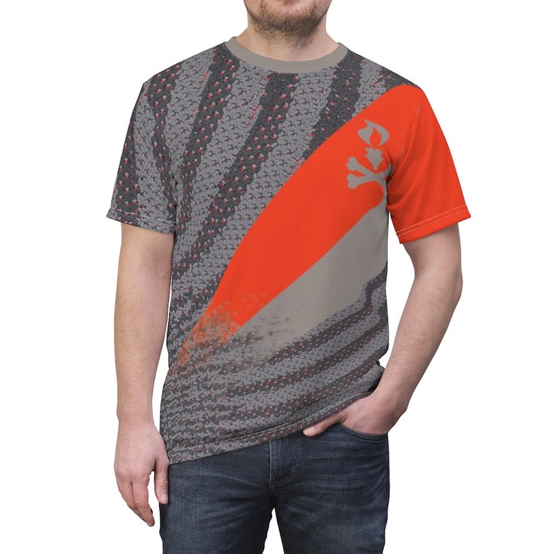 Shirt to Match Yeezy Boost 350 v2 Beluga Solar Red Sneaker Colorway Pattern Design V1 image 6