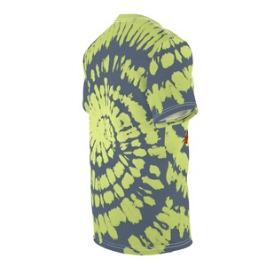 Shirt to Match Yeezy Boost 350 v2 SEFRYE Semi Frozen Yellow Sneaker Colorway FeedUs + Tie Dye Design image 4