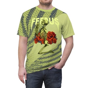 Chemise assortie Yeezy Boost 350 v2 SEFRYE Semi Frozen Yellow Sneaker Colorway FeedUs + Pattern Design V1 image 6