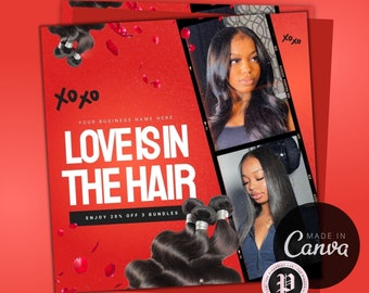 DIY Valentine's Day Hair Flyer