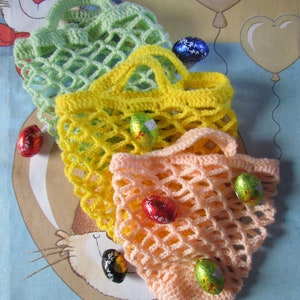 Panier à œufs en crochet