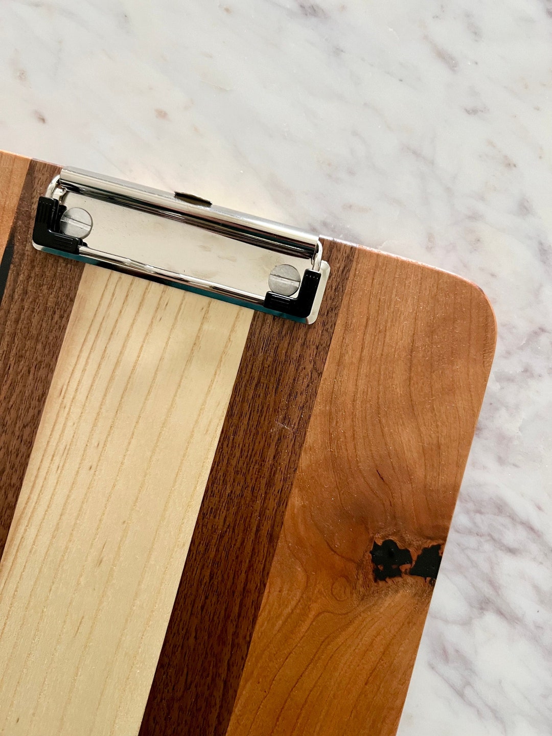 3species Wood Clipboard Wooden Clipboard Exotic Hardwood Etsy