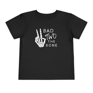 Bad Two the Bone Birthday Shirt | Pink Bad 2 the Bone Girl 2nd Birthday