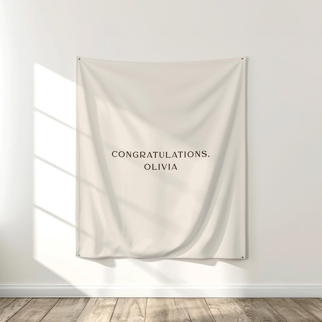 Graduation Banner Backdrop | Personalized Congratulations Class of 2025 ...